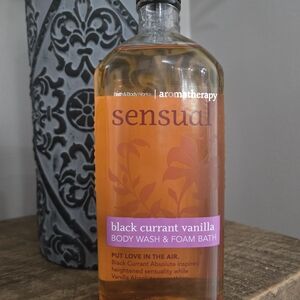 Bath & Body Works Aromatherapy Sensual Body Wash - Black Currant Vanilla